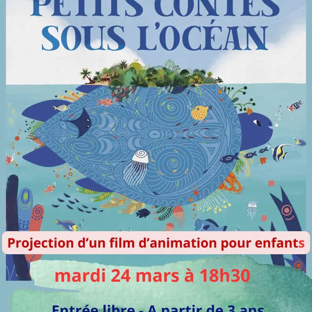 Projection d'un film d'animation pour enfant_Saint-Andiol