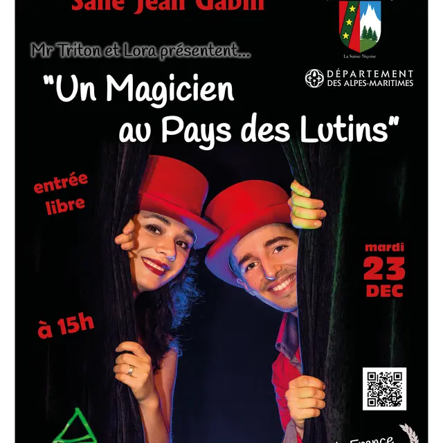 Spectacle de magie Un magicien au pays des lutins_Saint-Martin-Vésubie