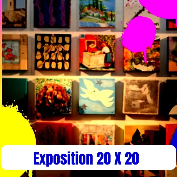 Exposition : les petites toiles 20×20 – 2025_Vence