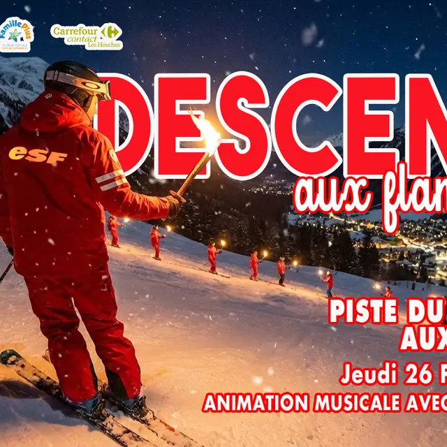 Descente aux Flambeaux_Les Houches