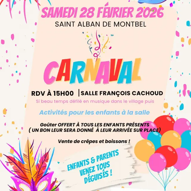 Carnaval à Saint-Alban-de-Montbel