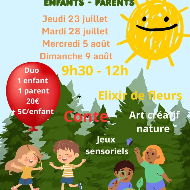 Promenade guidée ,ateliers sensoriels et créatifs : Les explorateurs de la nature en Sainte-Baume (dès 5 ans)_Nans-les-Pins