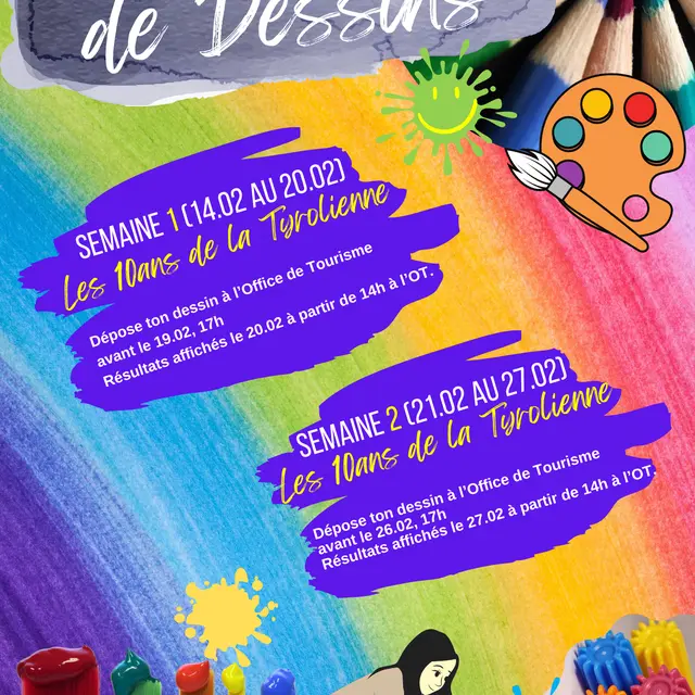 Concours de dessin de l'Office de Tourisme_La Colmiane