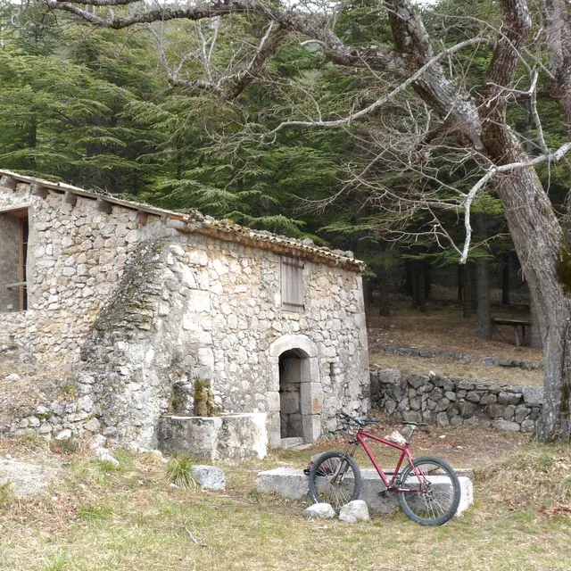 Dans le Serre de Montdenier, la maison forestière de Marignol