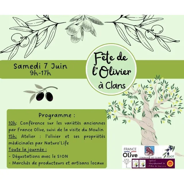 Fête de l'Olivier à Clans