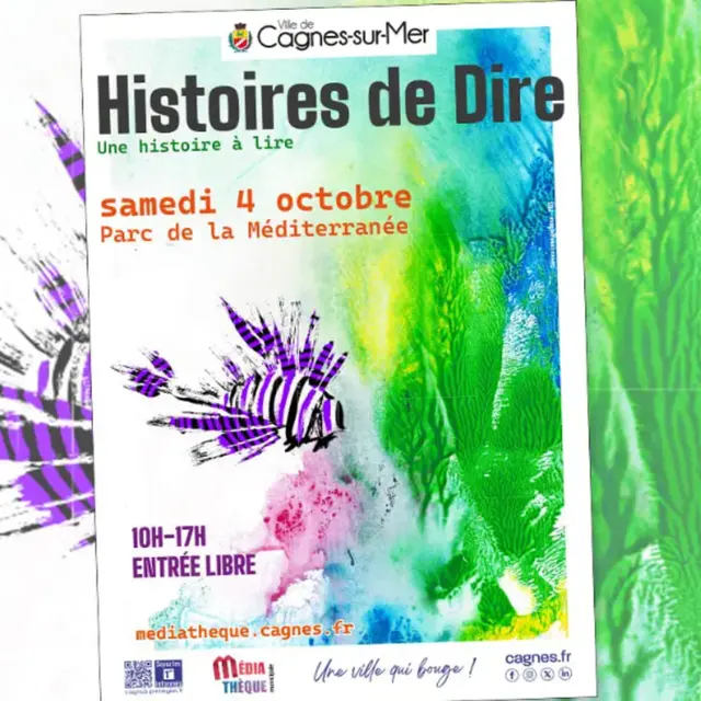 « Histoires de Dire », une histoire à lire_Cagnes-sur-Mer