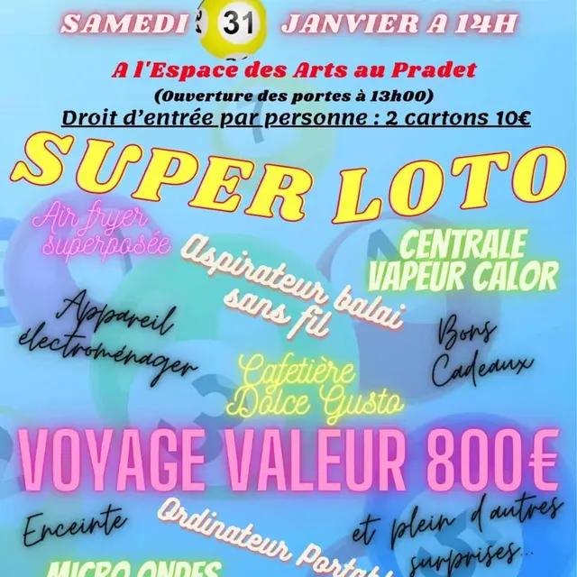 Loto associatif Vers l'infini et au delà_Le Pradet