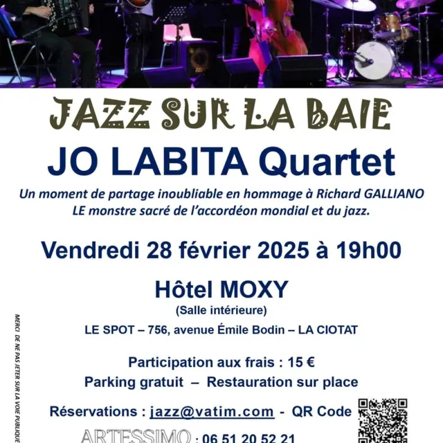 7ème Jazz sur la Baie - Concert Jo Labita Quartet_La Ciotat