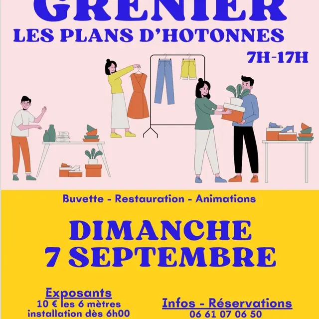 Vide grenier aux Plans d'Hotonnes_Haut Valromey