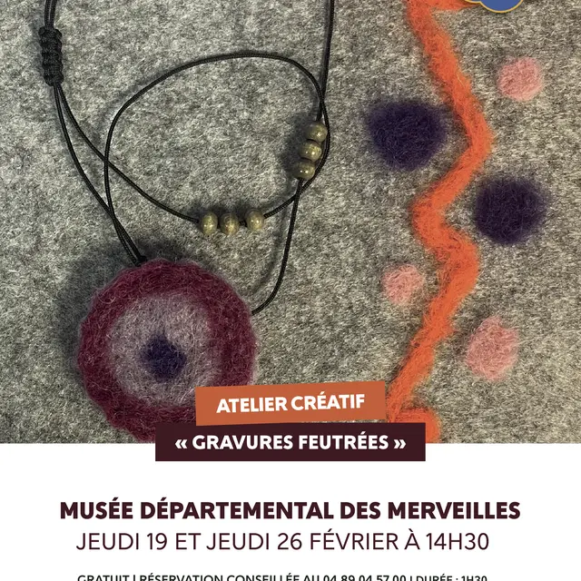 Atelier créatif Gravures feutrées_Tende