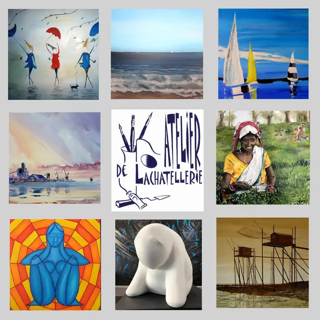 L'Atelier de Lachatellerie expose à l'espace Carnot_Châtelaillon-Plage