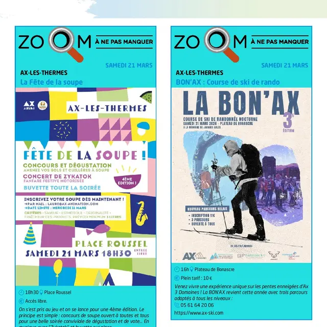Programme des animations et des activités des Pyrénées Ariégeoises_Ax-les-Thermes