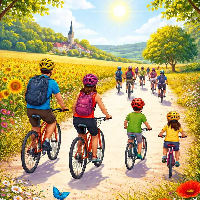 Affiche rando de la fête du Tour