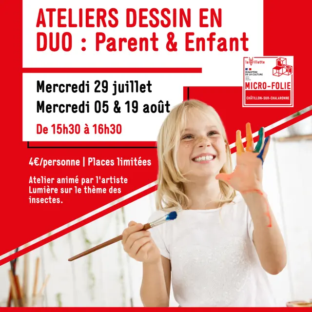 Ateliers dessin en duo