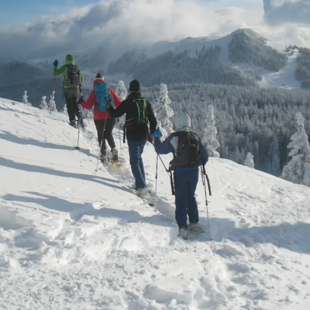 Randonnée raquettes chalet de la Poutouille