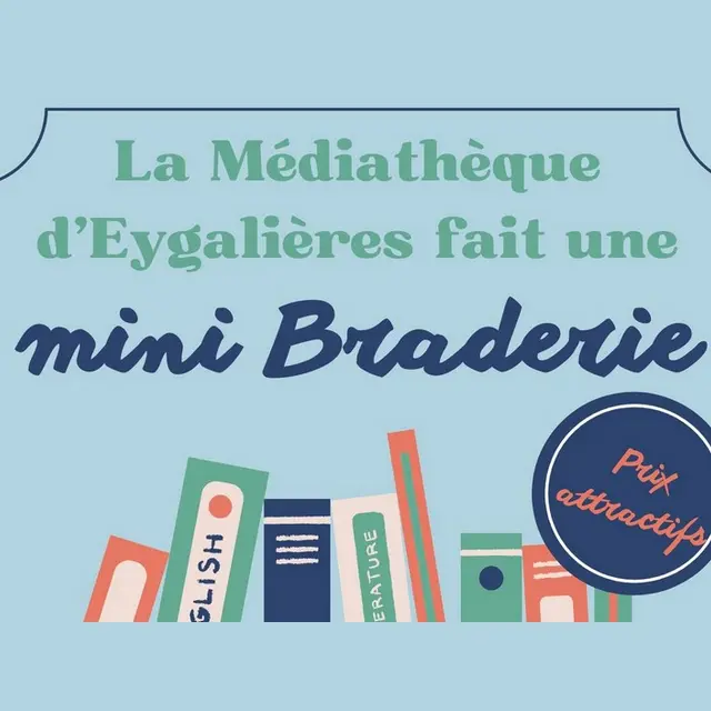 Mini braderie à la Médiathèque d'Eygalières 25.02.26