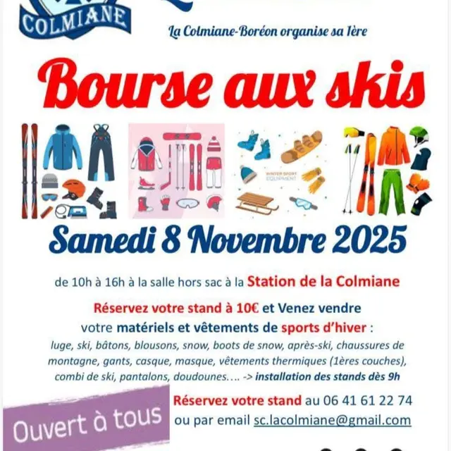 Bourse aux skis La Colmiane_Valdeblore
