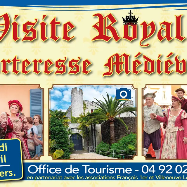 Visite Royale à la forteresse médiévale_Villeneuve-Loubet