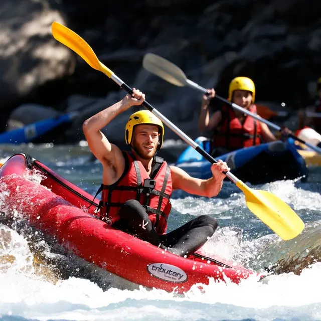 Canoë-raft / kayak-raft avec Oueds & Rios Rafting - Méolans-Revel