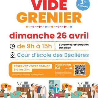 Vide-greniers du Sou des écoles des Béalières_Meylan