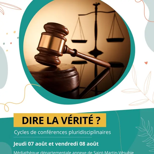 Colloque interdisciplinaire : Dire la vérité_Saint-Martin-Vésubie