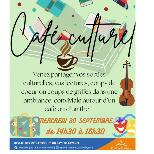 Café culturel à la médiathèque_Tanneron