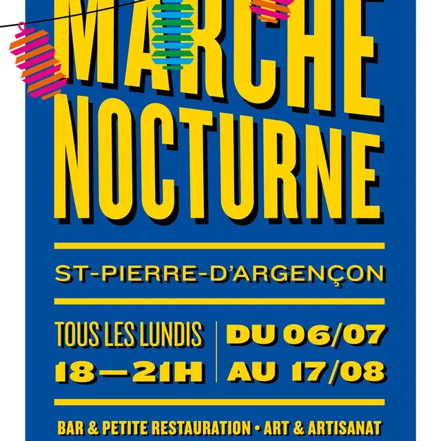 Marché nocturne - Saint Pierre d'Argençon_Saint-Pierre-d'Argençon