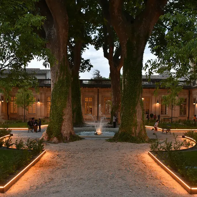 le jardin du musée Calvet