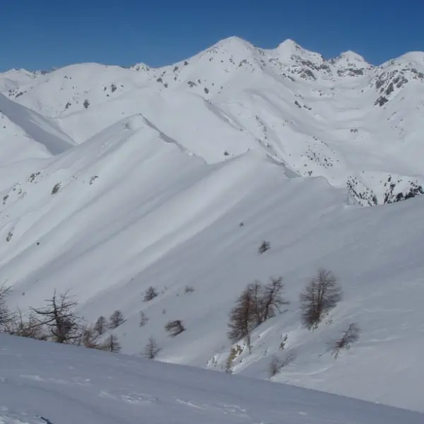 Rando raquette cime de la calmette_La Bollène-Vésubie