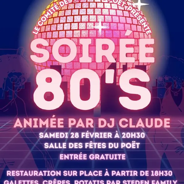 Soirée 80's_Le Poët