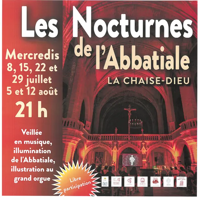 EVE-Les Nocturnes de l'Abbatiale -église- affiche