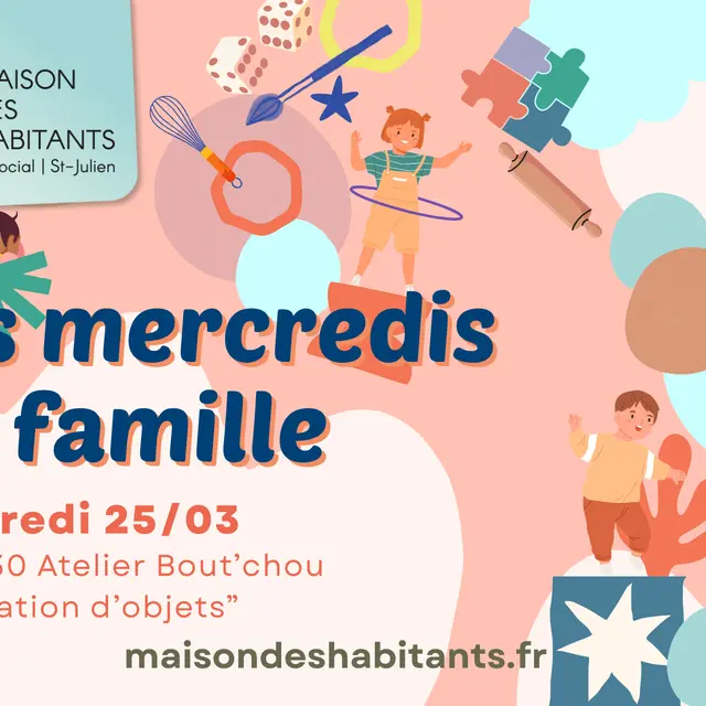 Les mercredis en famille - Atelier Bout'chou décoration d'objets_Saint-Julien-en-Genevois