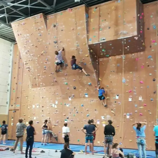 Mur d'escalade - Gymnase du lycée des Iscles_Manosque