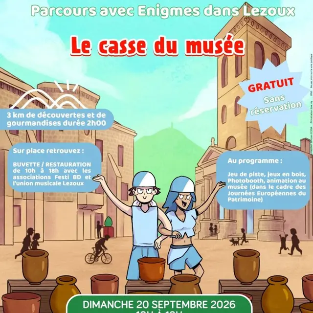 Escape game gourmand : Le casse du musée_Lezoux