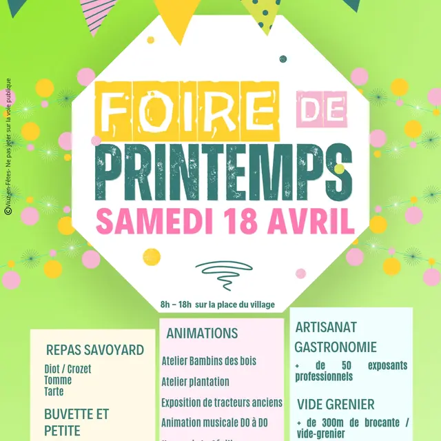 Foire de printemps