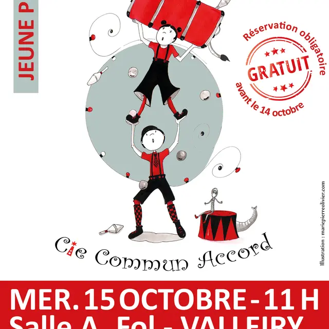 Spectacle jeune public : Le p'tit cirk_Valleiry