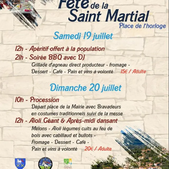 Tourrettes fête la Saint Martial_Tourrettes