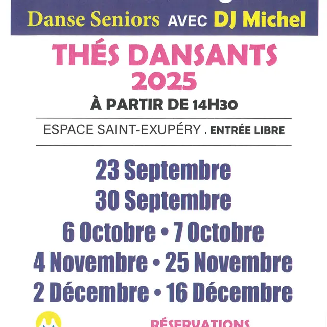 Thés dansants pour les Seniors
