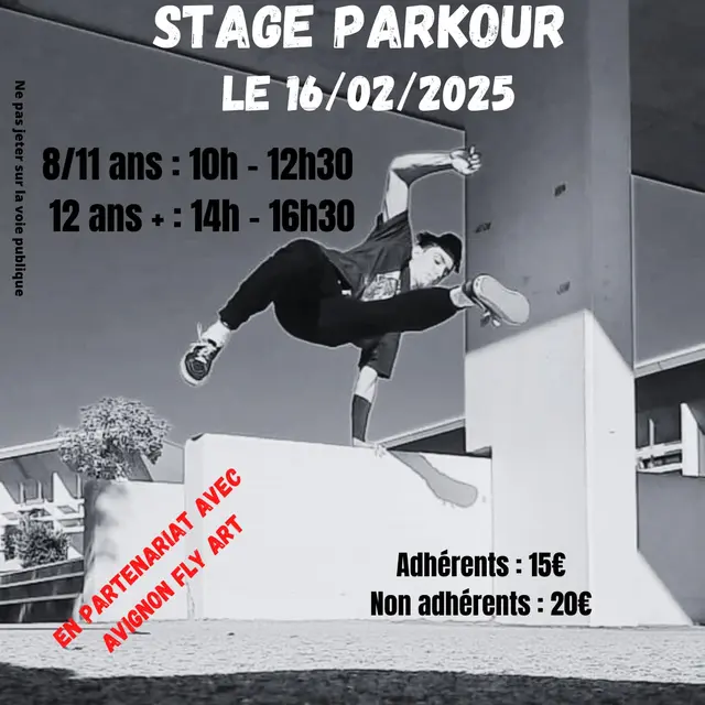 Stage Parkour - Badaboum_Vaison-la-Romaine