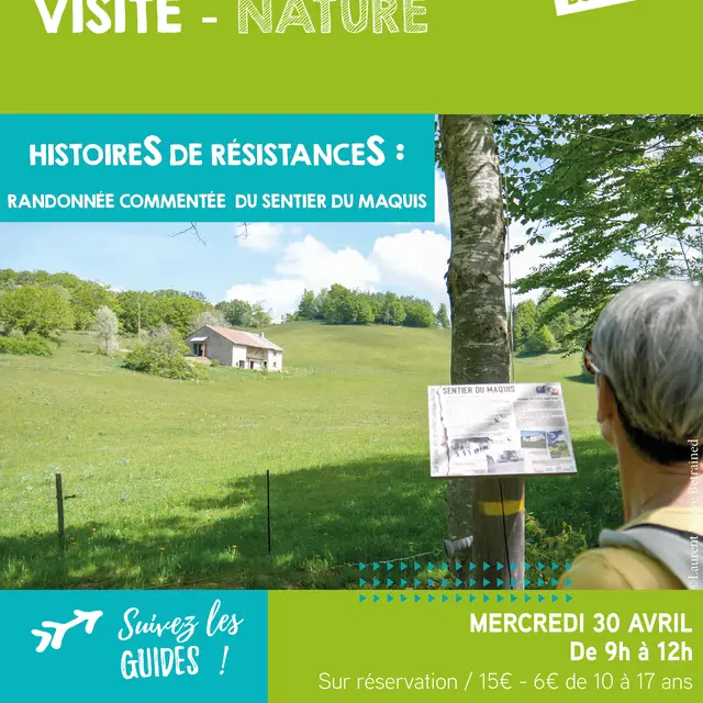 HistoireS de RésistanceS : randonnée commentée du sentier du Maquis, sur le Plateau de Retord_Haut Valromey