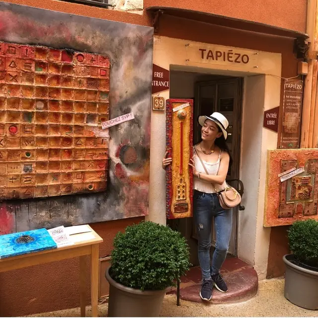 Art textures pigments Gallery Contemporary Tapiézo