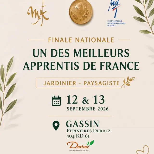 Un des meilleurs apprentis de France à la pépinière Derbez_Gassin