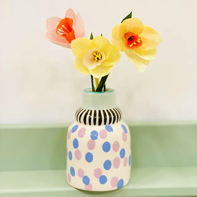 Bouquet en fleurs de papier