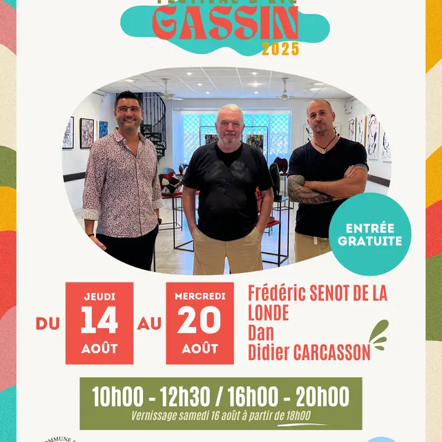 Exposition 2025-Frédéric Sénot de la Londe, Dan et Didier Carcasson
