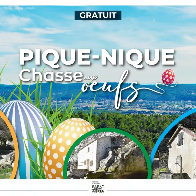 Pique-nique pascal et chasse aux œufs à Barry_Bollène