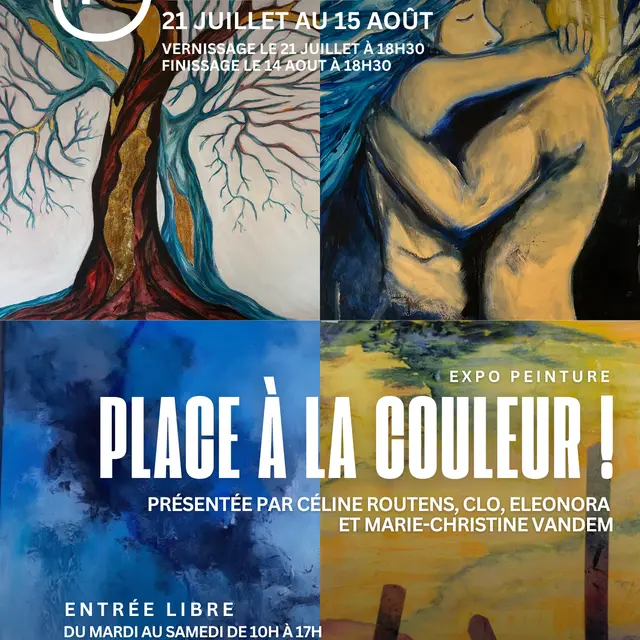Bastide Sainte Cécile Pôle e-culturel - exposition Place à la Couleur_Les Arcs sur Argens
