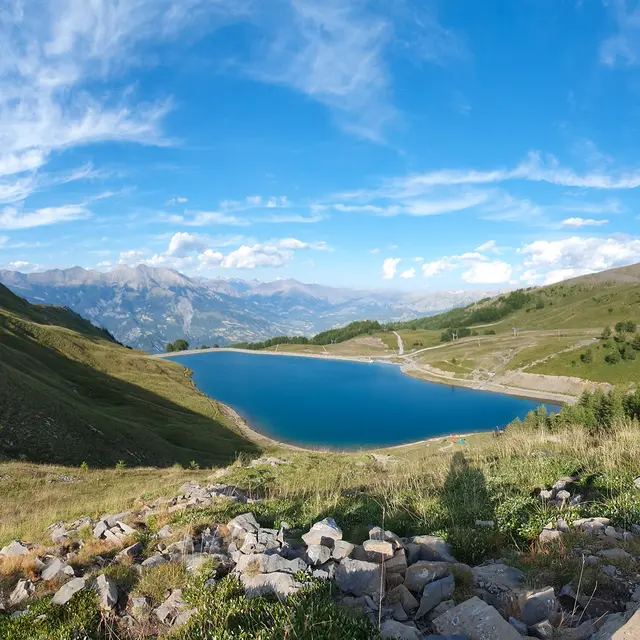 Lac de Costebelle à Pra Loup