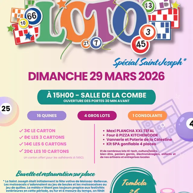 Loto à Moissac-Bellevue