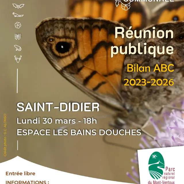 Réunion publique de bilan de l’Atlas de la biodiversité communale_Saint-Didier