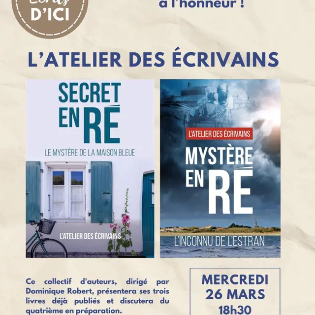 L'atelier des écrivains : 